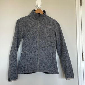 The North Face Grey Marled Full Zip Jacket Sz XS